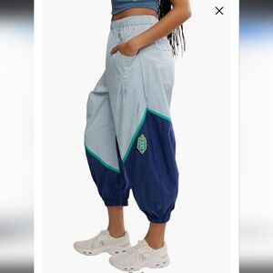 FP Movement by Free People Two-Tone Blue Joggers